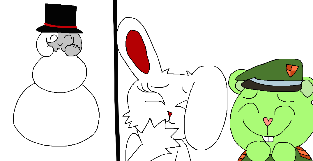 cute snowman by AdamFrankenstein on DeviantArt