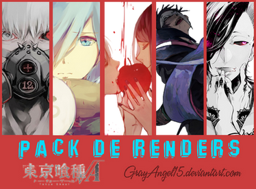 Pack de Renders - Tokyo Ghoul