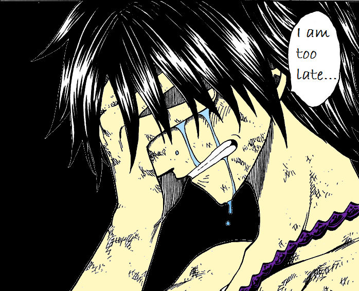 Too Late by GoldenFlameNaLu on DeviantArt