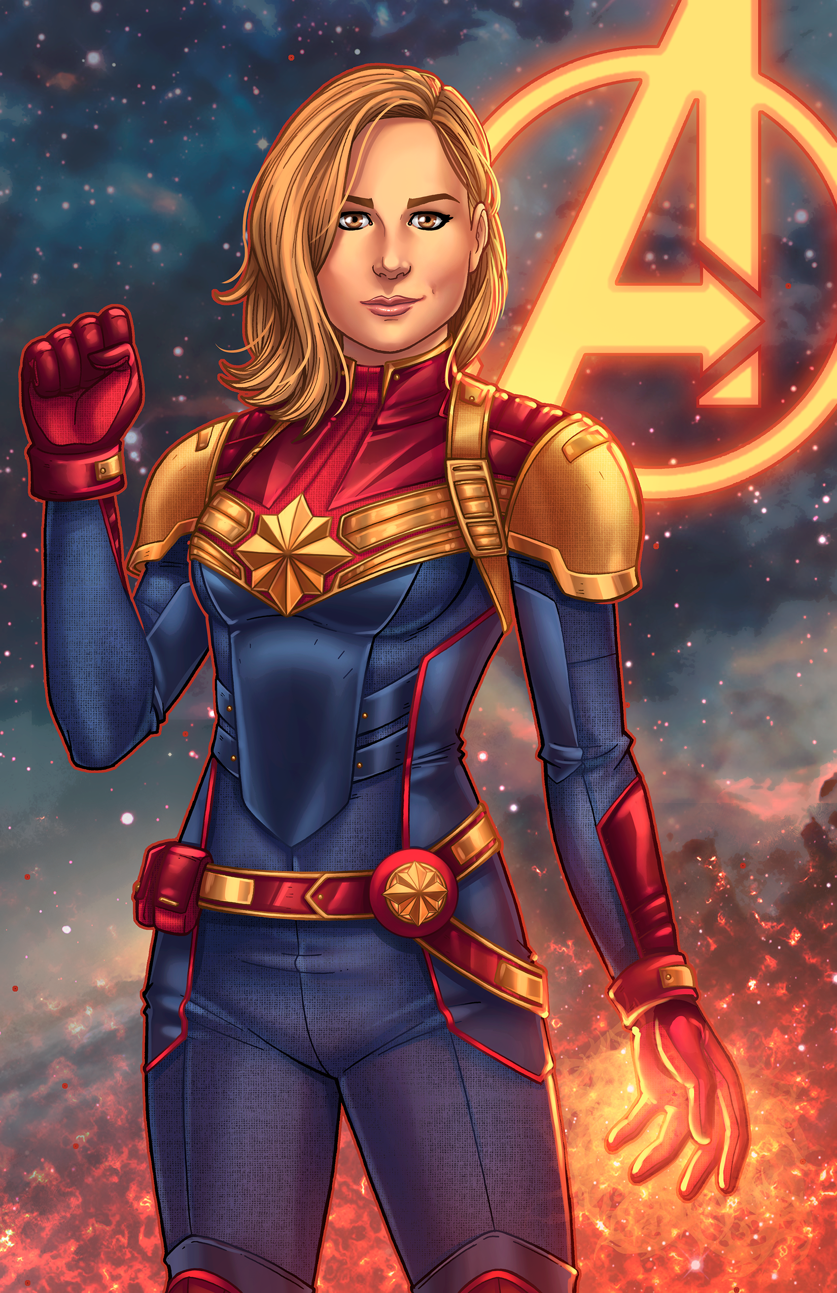 Captain Marvel - MCU by JamieFayX