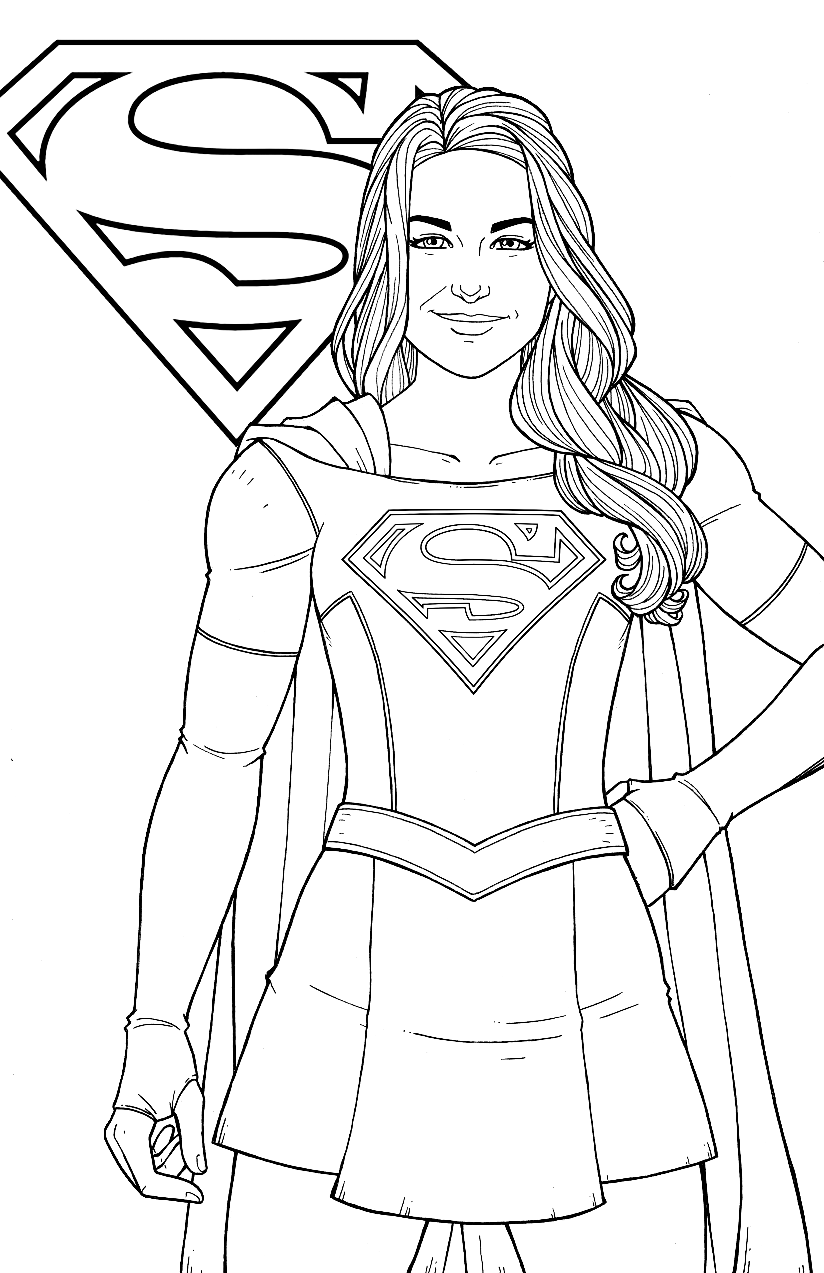 It's just a photo of Versatile Super Girl Coloring Pages This is a graphic of Versatile Super Girl Coloring Pages