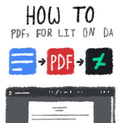 PDFs for Literature on dA - How To - Chapters+ by tayleaf