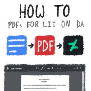 PDFs for Literature on dA - How To - Chapters+