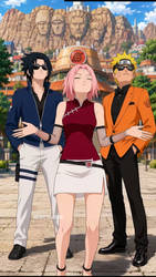Team 7 Vibing after war