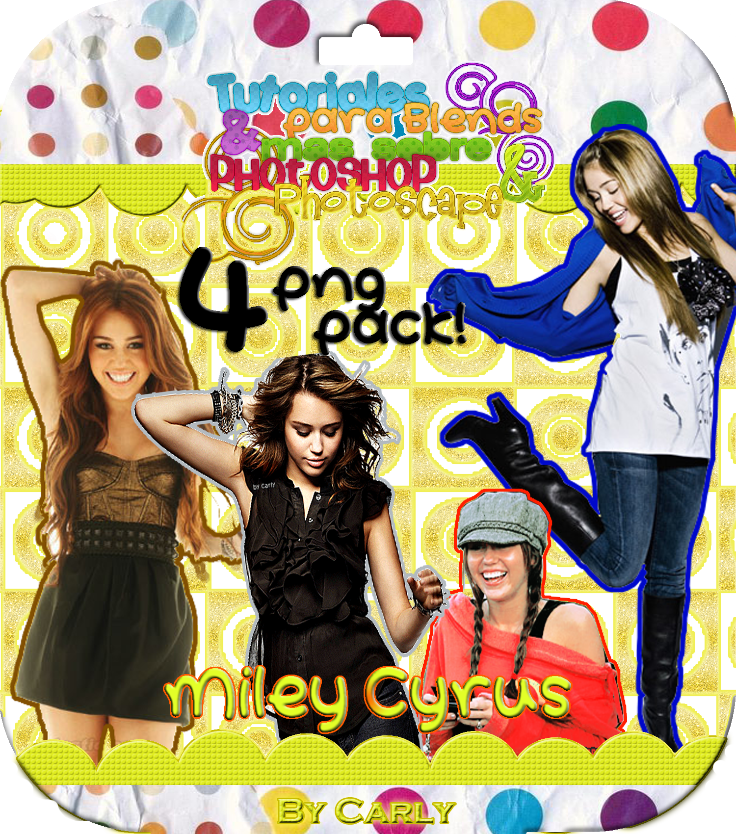 Miley Cyrus png Pack .byCarly