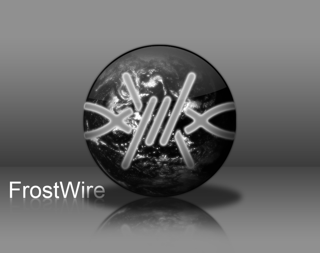 Frostwire icon Black PNG