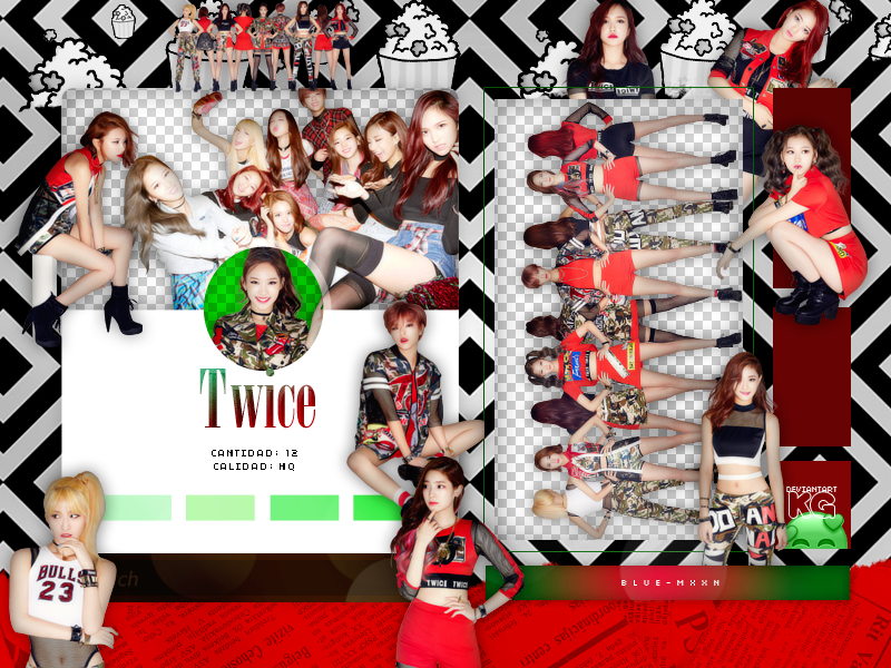 Twice Like Ooh Ahh Pack Png By Koreangallery On Deviantart