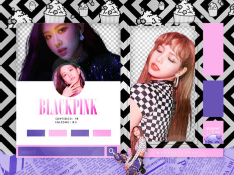 BLACKPINK | PACK PNG | SQUARE UP