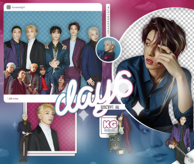DAY6 (Remember us: Youth pt 2) | PACK PNG) by KoreanGallery