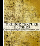 Grungy Texture Brushes by exchanged-stock