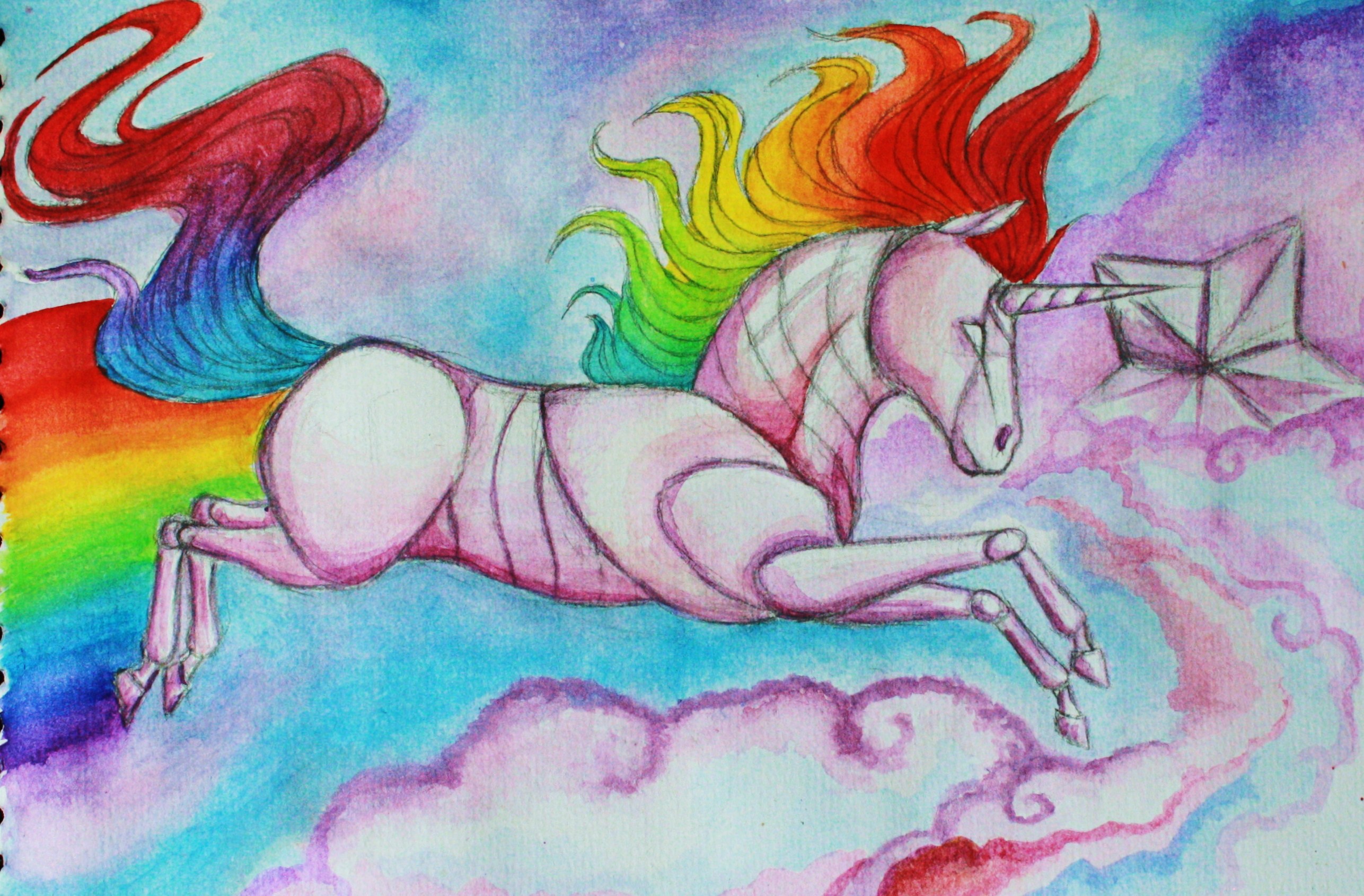 Robot Unicorn Attack by ILOVEEXPERIMENT626 on DeviantArt