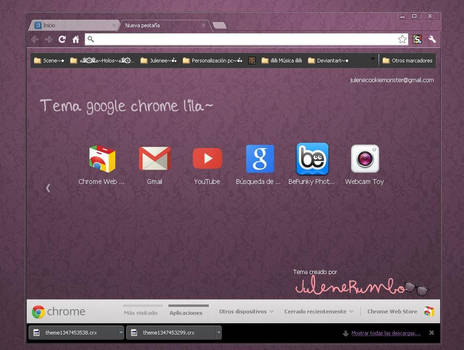 Tema chrome lila~