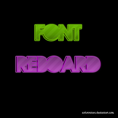 Reboard Font