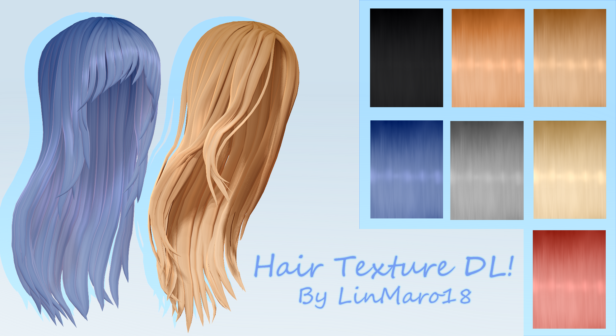 1. MMD Hair Texture Tutorial - wide 7