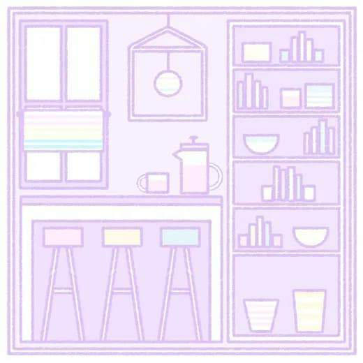 Purple Pastel Kitchen by GloomandCookiess on DeviantArt