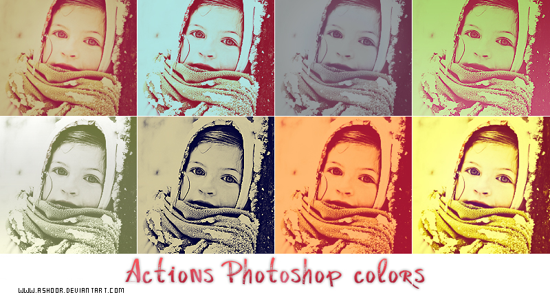 Actions Photoshop colors