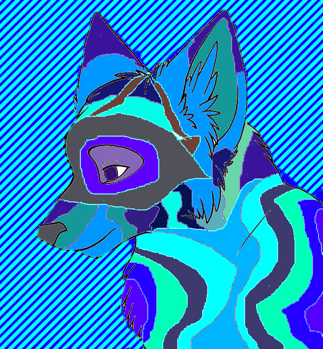 The Aqua Wolf by StarlightWolfie101 on DeviantArt