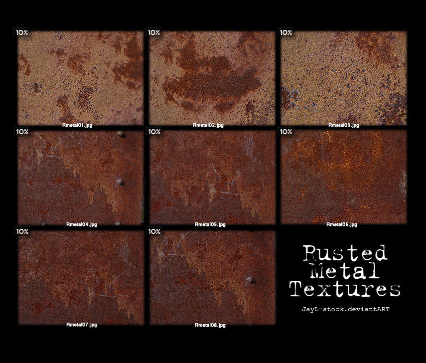 Rusted metal Pack 01