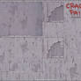 Crackling paint -tiled