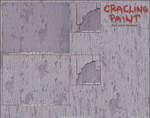 Crackling paint -tiled