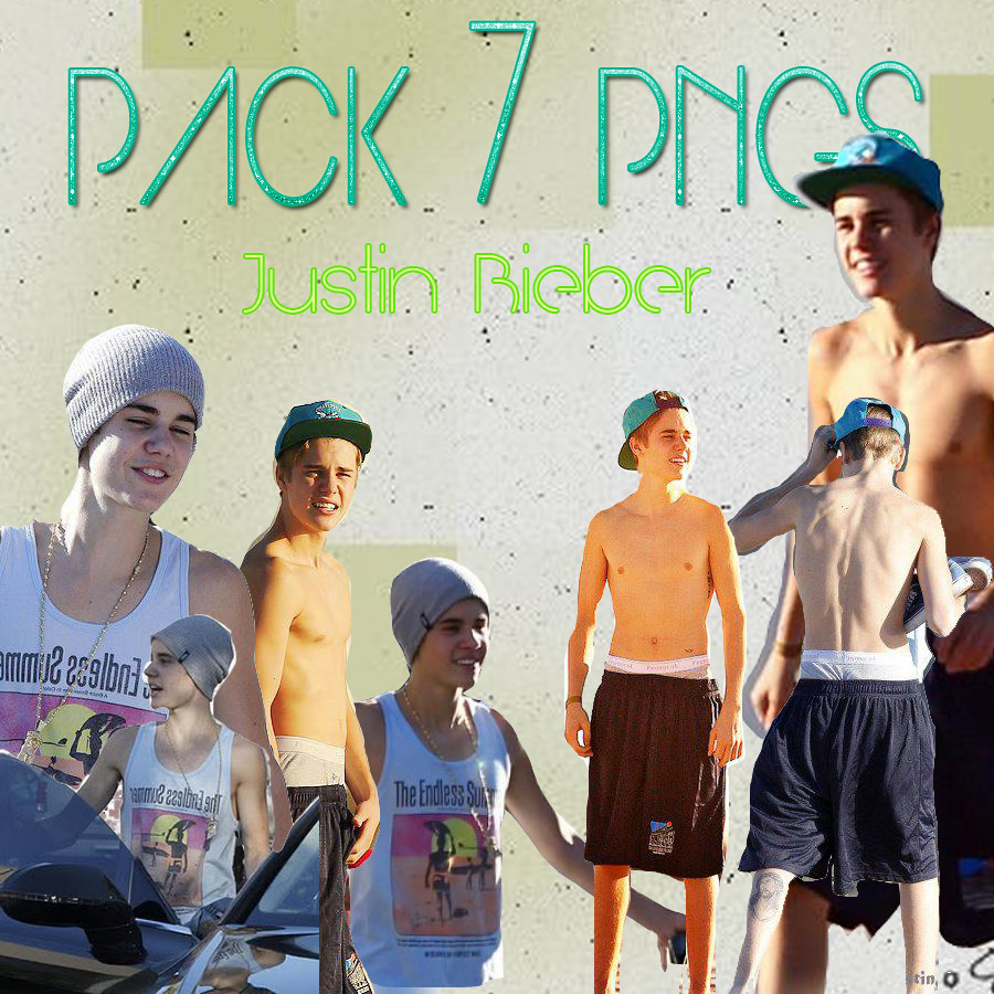 PACK PNG JUSTIN BIEBER BEACH 2012