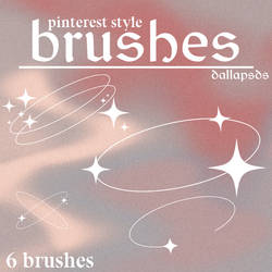 Pinterest Aesthetic Brushes by dallapsds