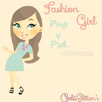 Fashion Girl Png y Psd Carliiedition's