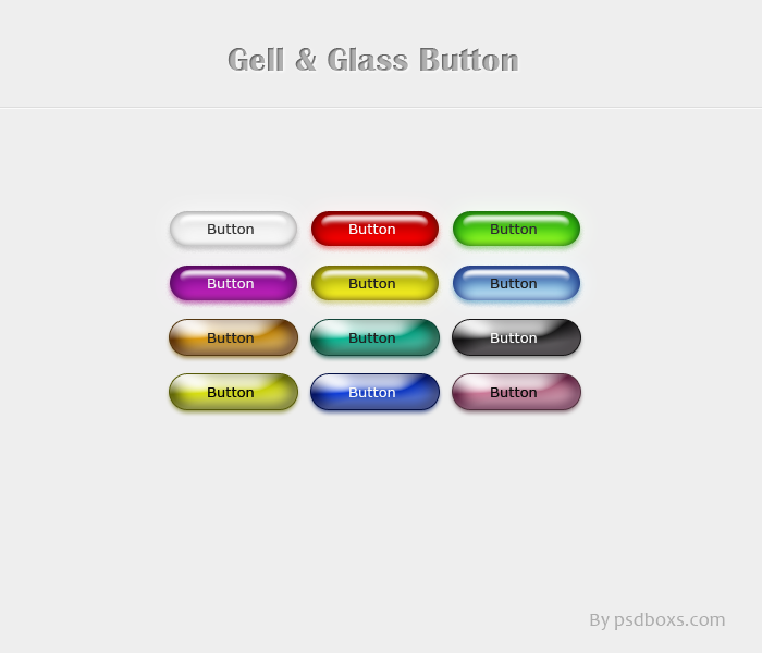 Gell and Glass Button