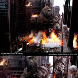 Henry, theres a giant ape...