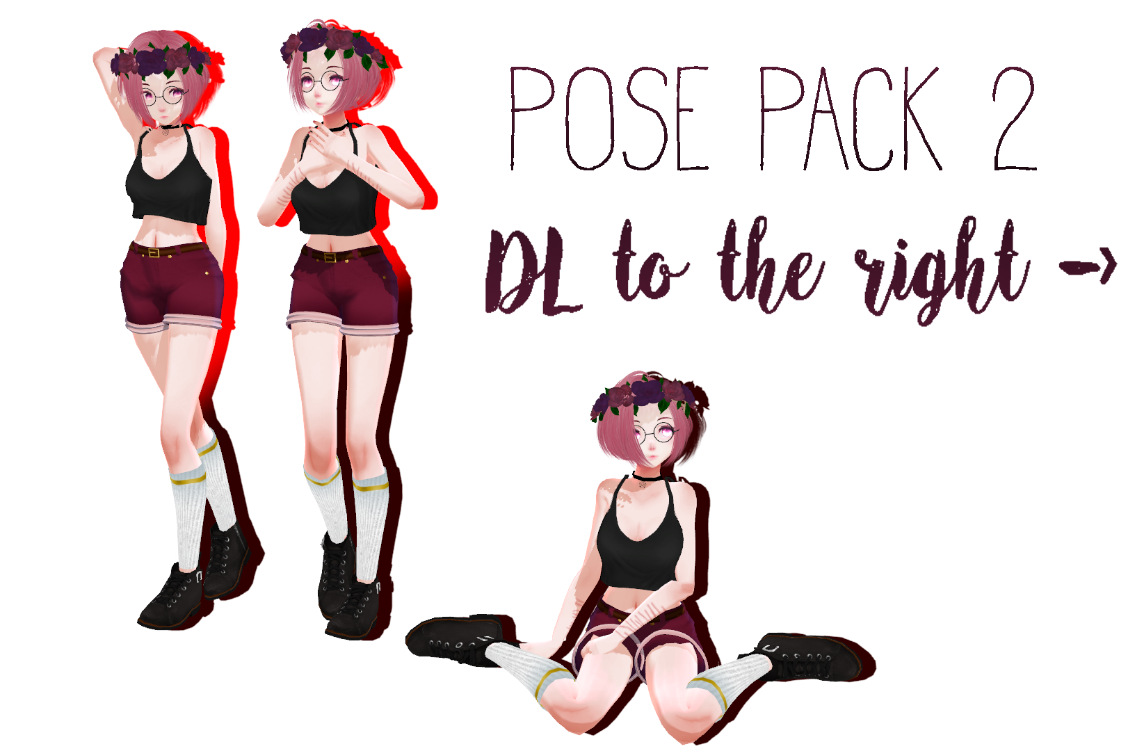 Pose Pack 2 Download by PastelGurke on DeviantArt