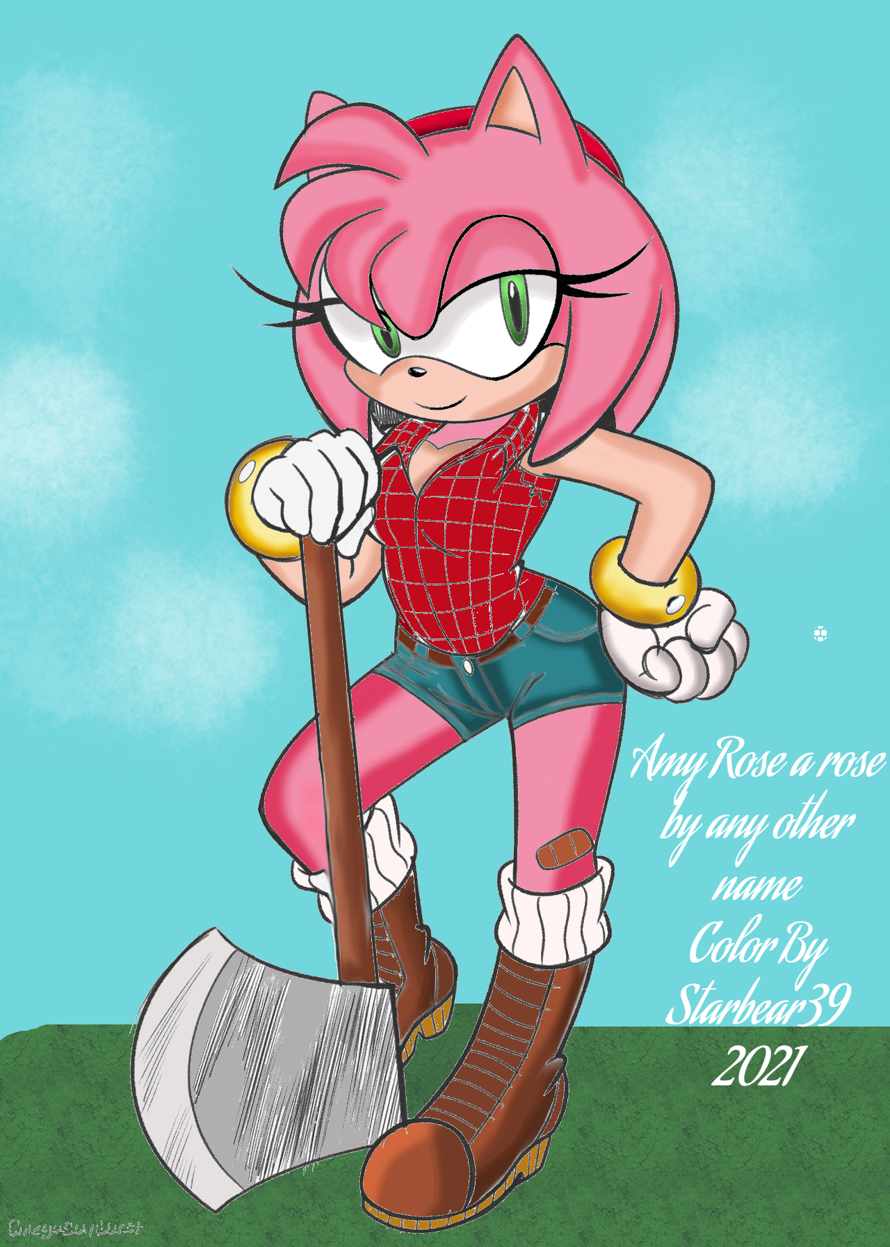 Lumber Jill Doodle In color by Starbear39 on DeviantArt