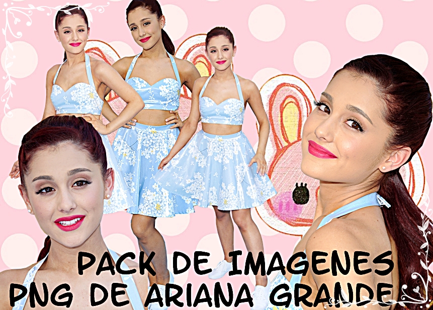 Pack Ariana Grande,5 Fotos Png