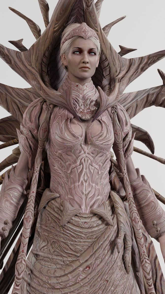 Gears of War 2 Locust Queen Myrrah by AntisepticManor on DeviantArt