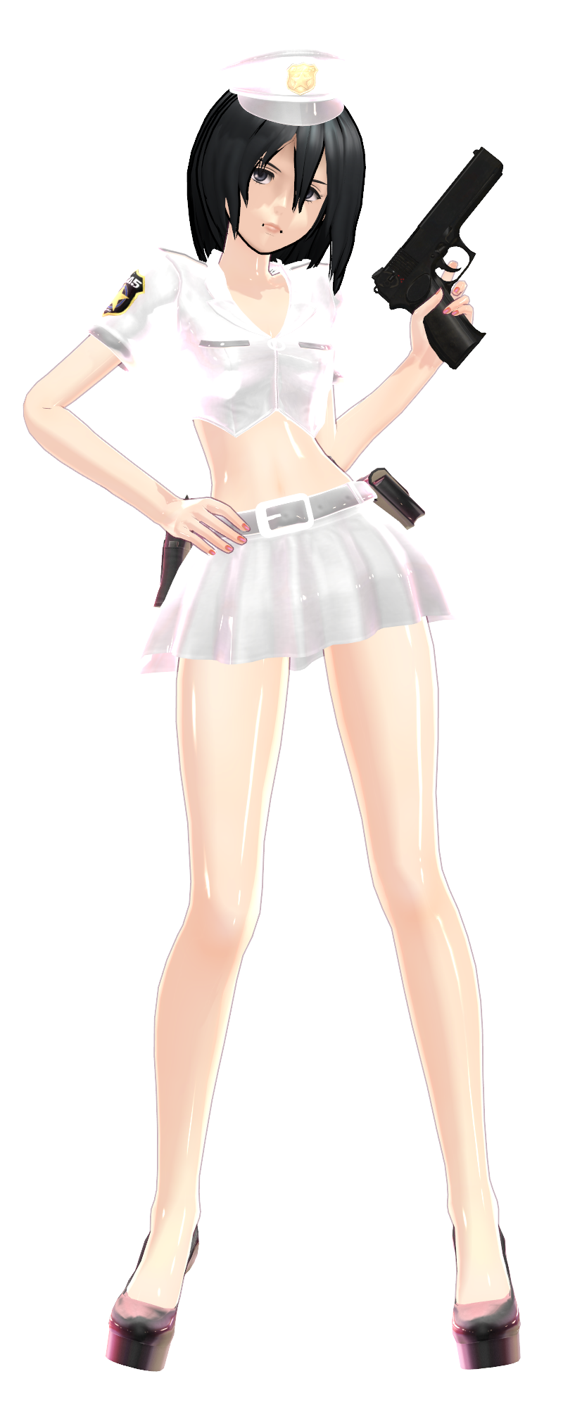 MMD Pose DL police by GoneCrazy00 on DeviantArt