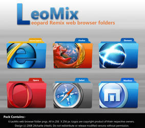 LeoMix web browser folders