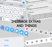 iMessage Extras PSD pack