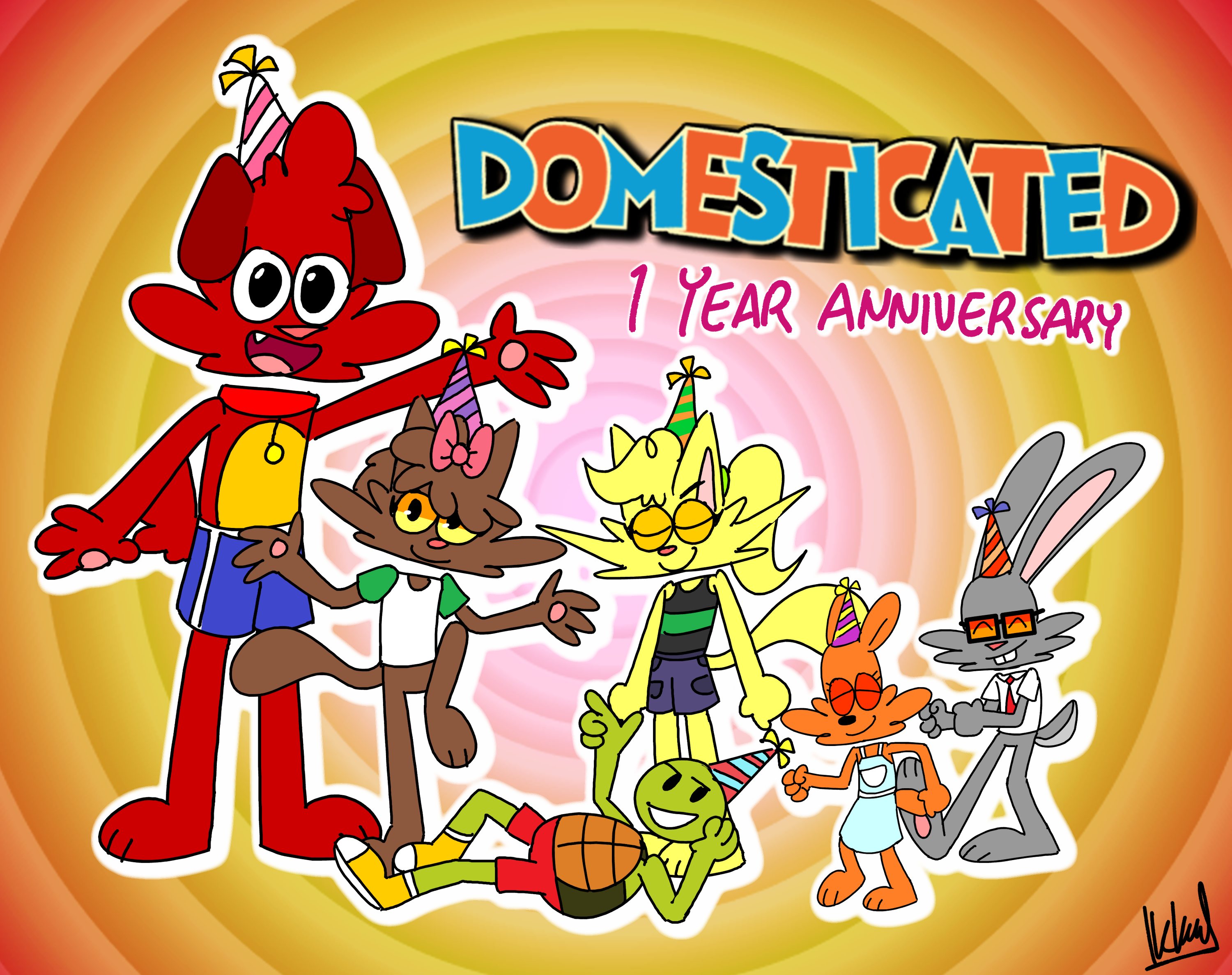 Domesticated 1 Year Anniversary by IkkySubmits on DeviantArt