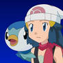 Dawn and Piplup Pokemon