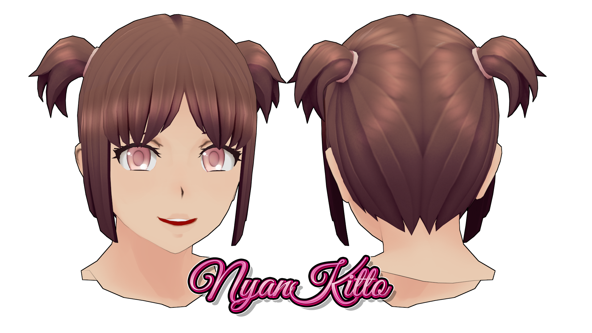 Yandere Simulatorfunky Little Pigtails Hair Model By Ny4nkitto On