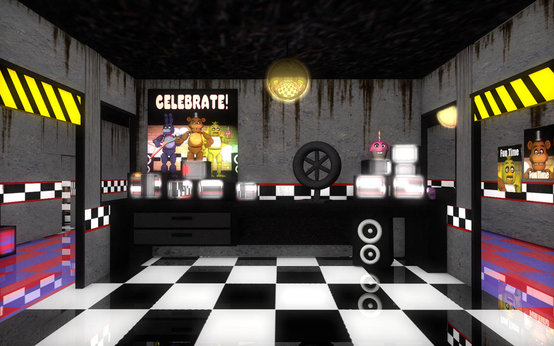 Как выглядит пиццерия внутри Freddy FazBears Pizzarea Office by TheGoAnimateGuy67 on DeviantArt