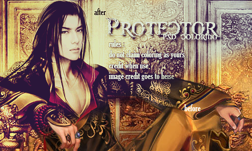 Protector PSD Coloring by gazevolution spade