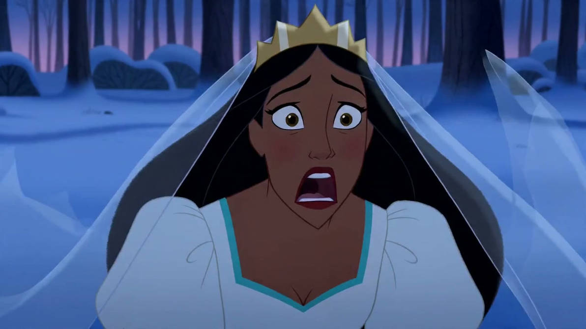 Jasmine in Ariel's wedding dress in peril by scooter1079 on DeviantArt