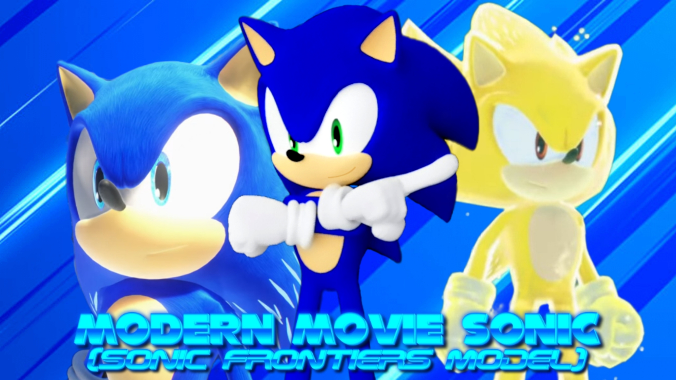 Modern Movie Sonic (Sonic Frontiers Model) DL by Sonic29086 on DeviantArt