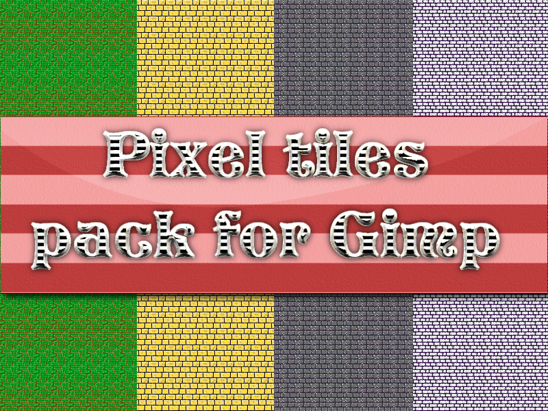 PixelArt tiles pack for Gimp