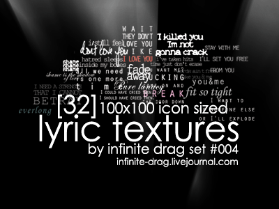 lyric textures set 004