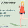 MMD TDA Rin Kagamine Summer DL