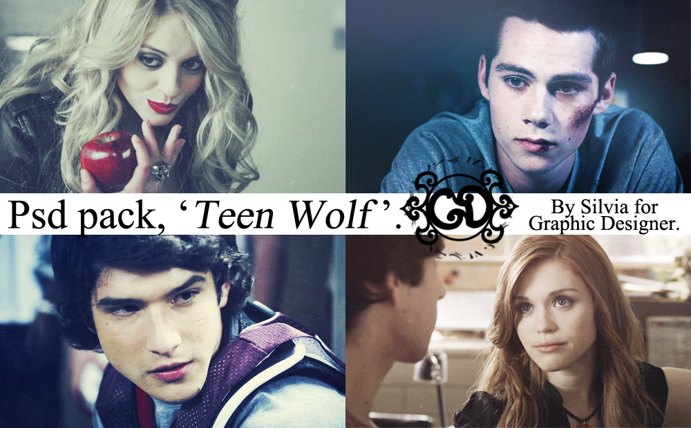 PSD pack 'Teen Wolf', Silvia for Graphic Designer.