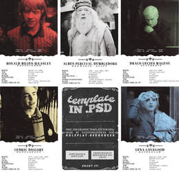 .psd template Harry Potter | Roleplay Resources by taxitoheaven