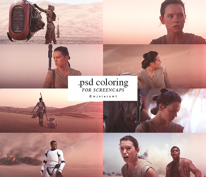 Psd coloring, 'the force awakens' | Winterowl