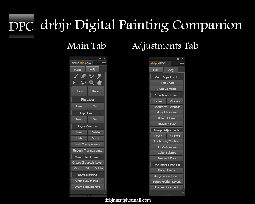 drbjr Digital Painting Companion PS CS6/CC - FREE!